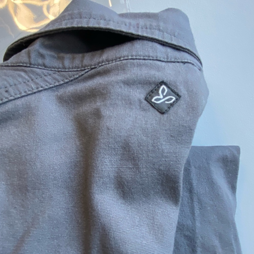 Prana Mayve Jacket Canvas Utility Grey Size Large Outdoor - Picture 10 of 11